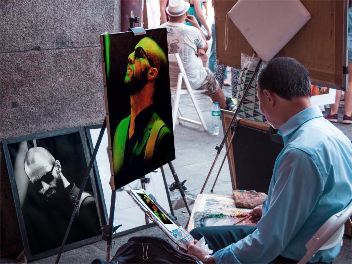 Simulated Art Portraits