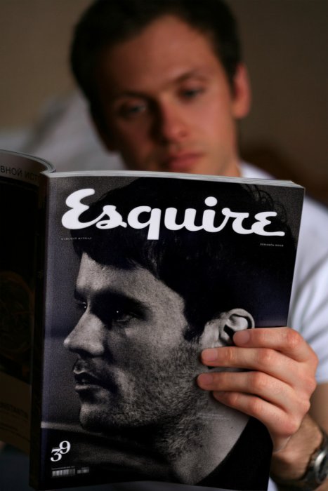 Eriska's Gavin Paterson - Magazine cover Simulation
