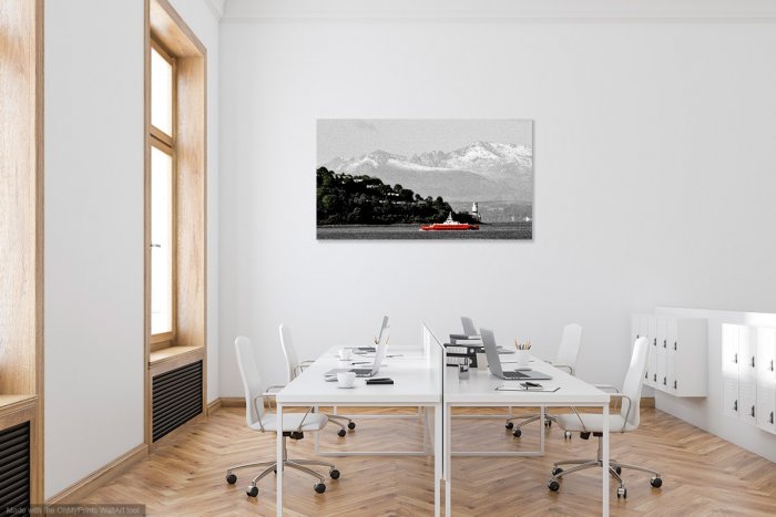 Simulated Office Art "Western Ferry"